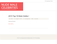 Tablet Screenshot of celebritymen.com
